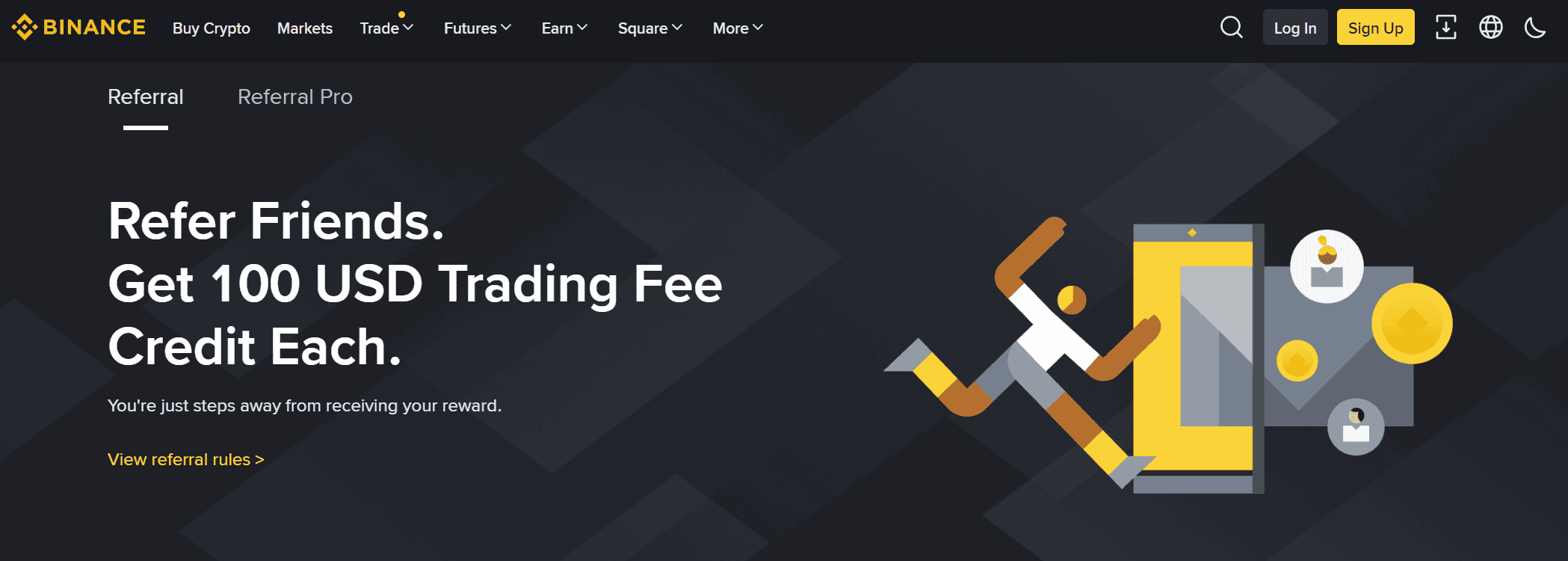 Programme de parrainage Binance